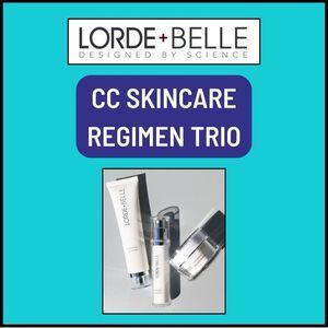 🌟HP🌟NIB Lorde + Belle 3-Step CC Skincare Regimen Trio 3-Pc Boxed Set MSRP $199